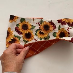 Reversible pet bandanna, slip on for size medium to large dog NEW